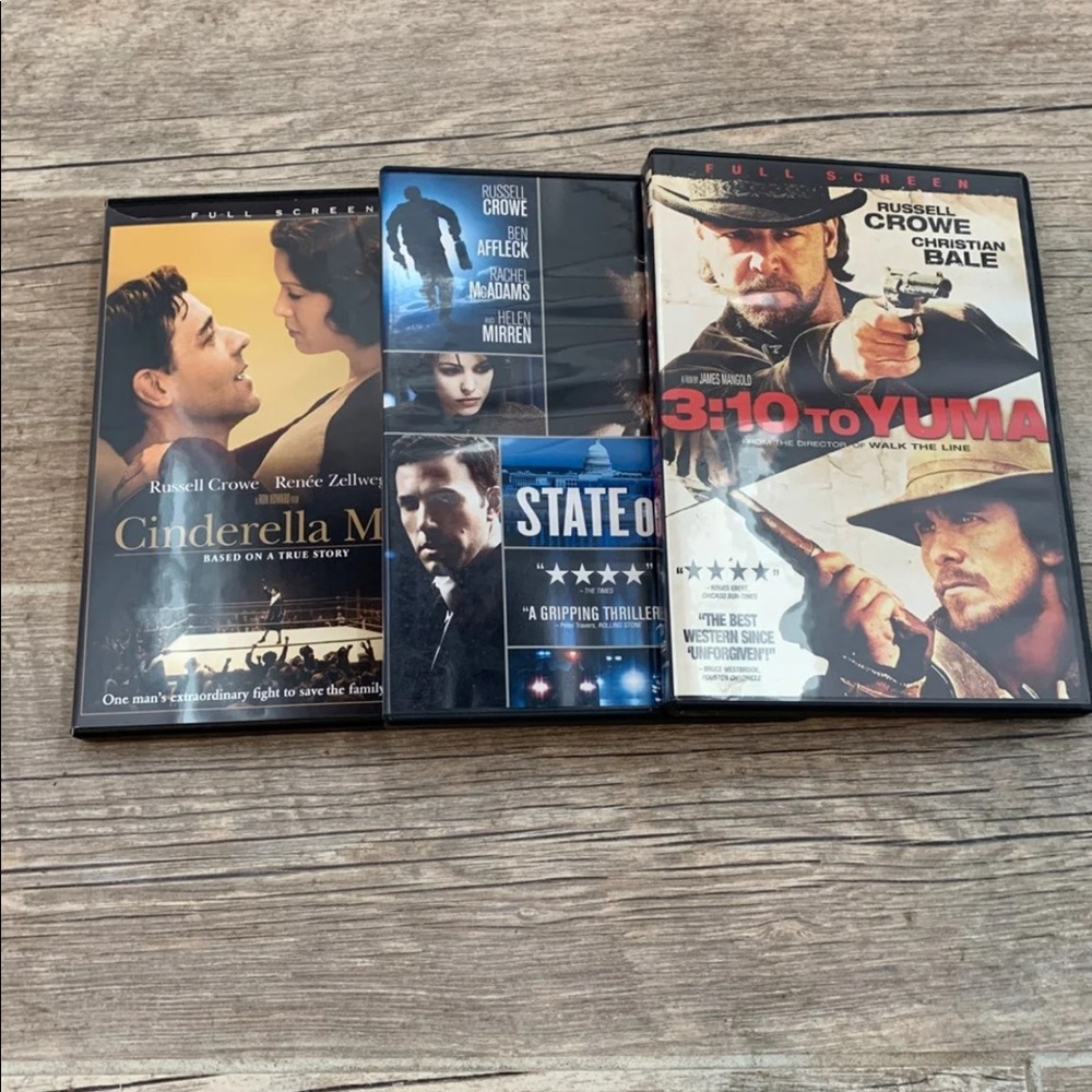 Russell Crowe DVD’s
